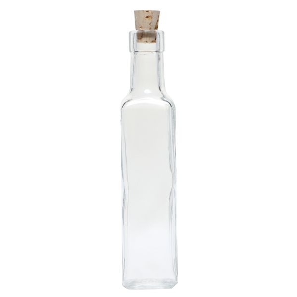 Tall Glass Bottle with Cork