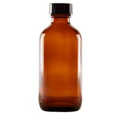 4 oz Amber Glass Bottle