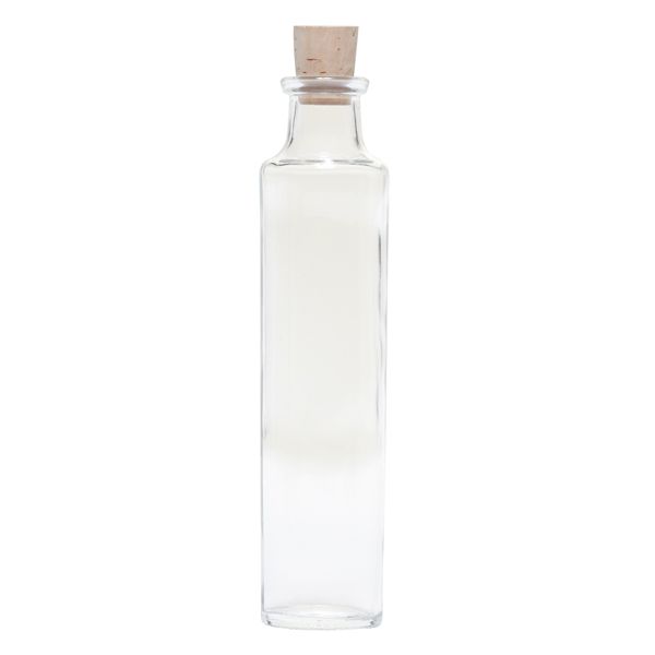 4 Oz. Round Glass Bottle with Cork