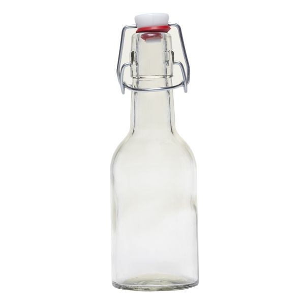 8.5 Oz Clear Glass Bottles With Swing Top