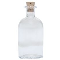 Boston Round Glass Bottle, 8.5 oz. w/ Cork
