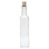 Tall Square Glass Bottle, 8.5 oz.