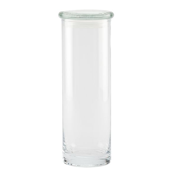 Vanilla Bean Storage Jars Tall Skinny Glass Jars with Lid Beanilla