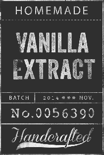 Homemade Vanilla Extract Label Template Printable Gift Sticker, Personalize  Custom Editable PDF Digital File Instant Download DIY 