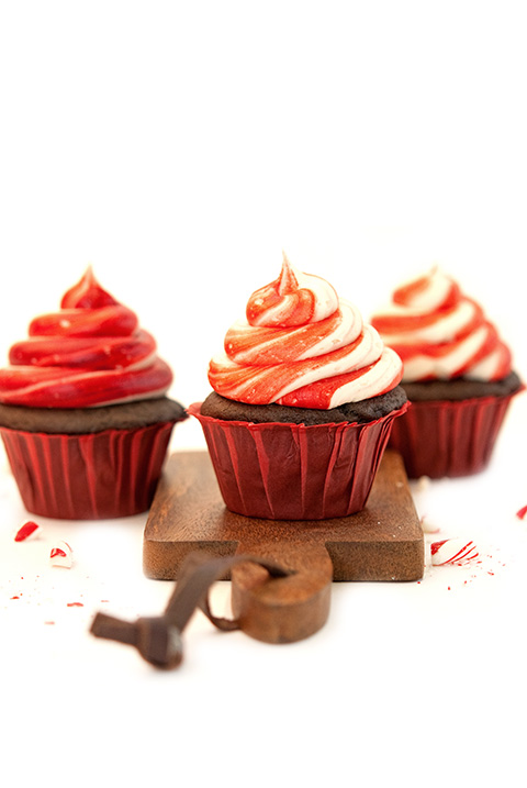 chocolate peppermint cupcakes