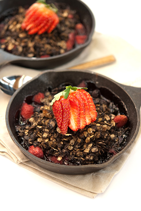 chocolate berry crisp recipe