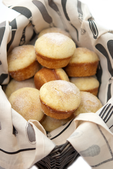 vanilla donut muffins