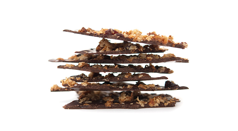 chocolate cherry granola bark