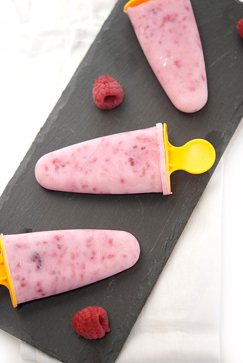 Raspberry Buttermilk Popsicle