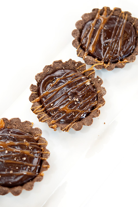 chocolate caramel tarts