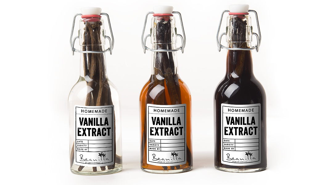 12 Vanilla Extract Labels for Homemade Extract - Great for Gifts - 3x3  Square Sticker