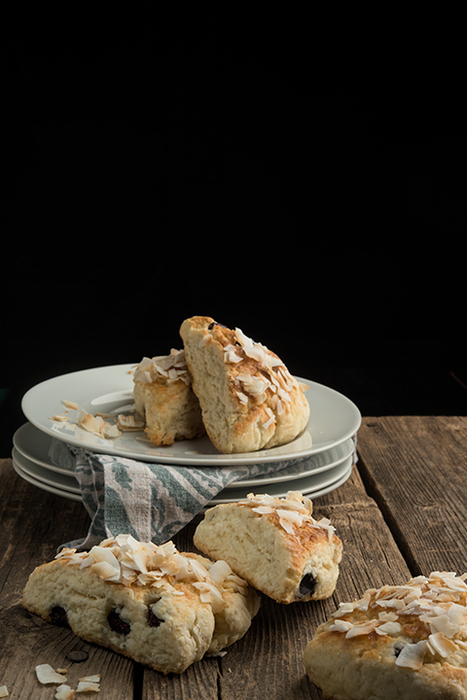 Coconut Blueberry Scones