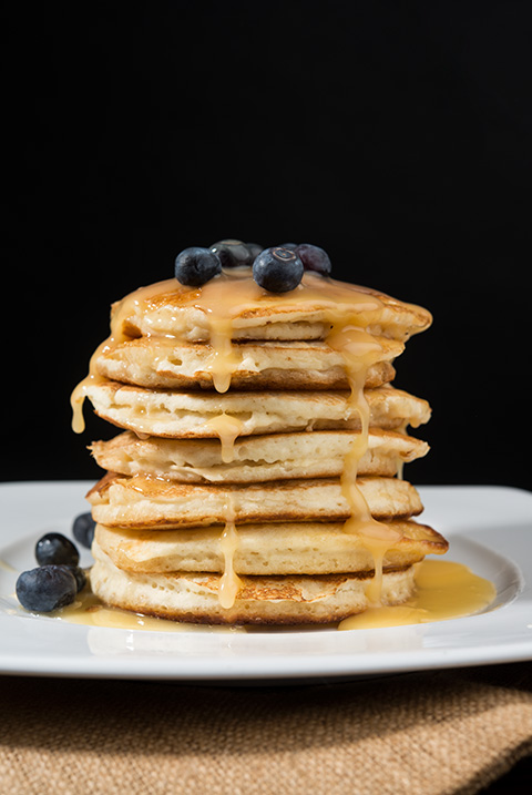 Homemade Blueberry Pancakes