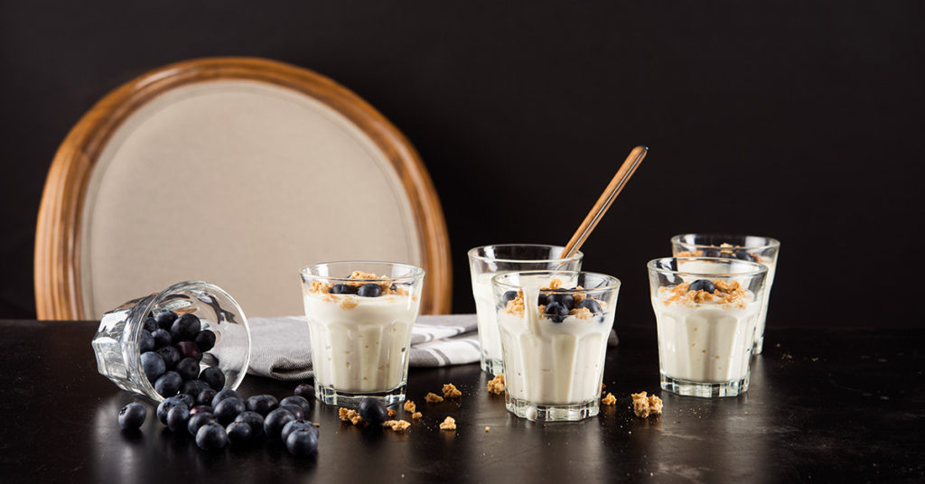 Homemade vanilla bean yogurt