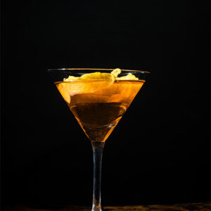 Peach Bellini Martini