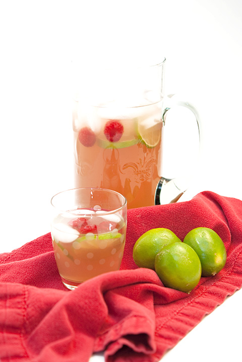 Raspberry Limeade Recipe with Papua New Guinea Vanilla